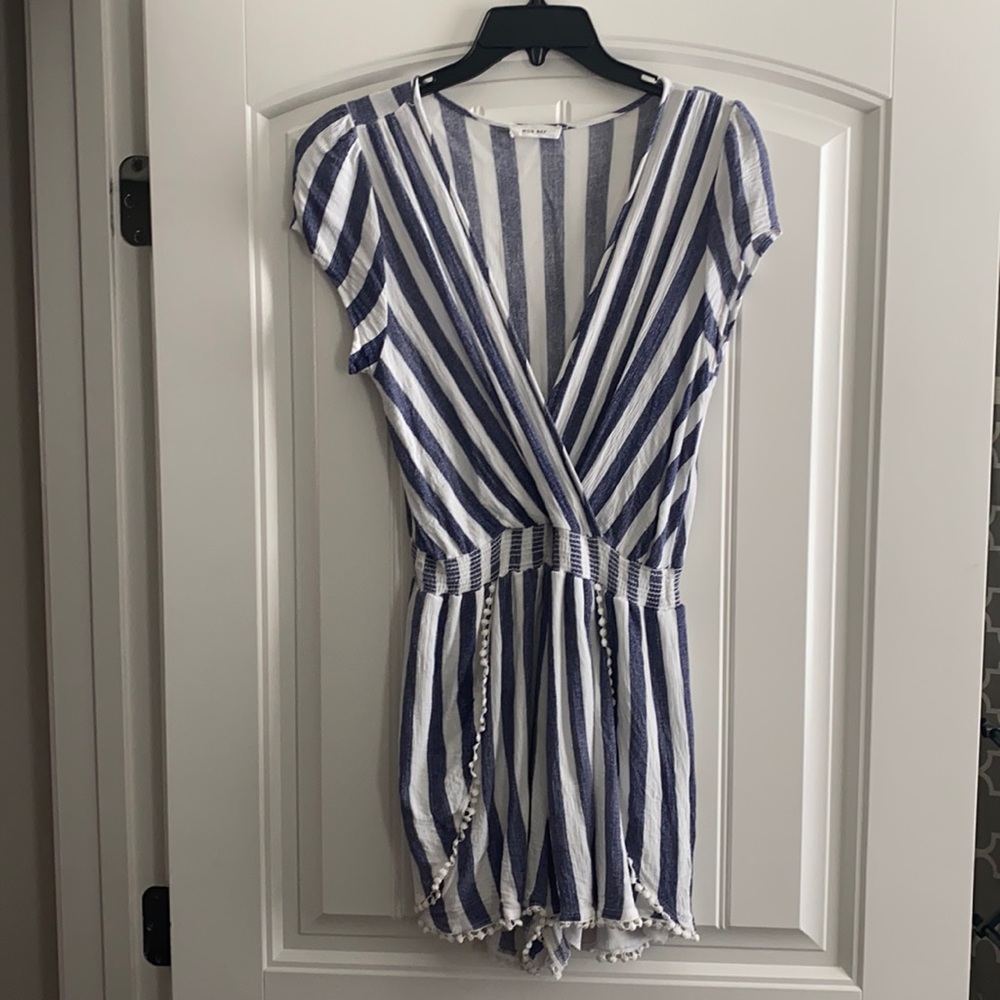 Striped romper